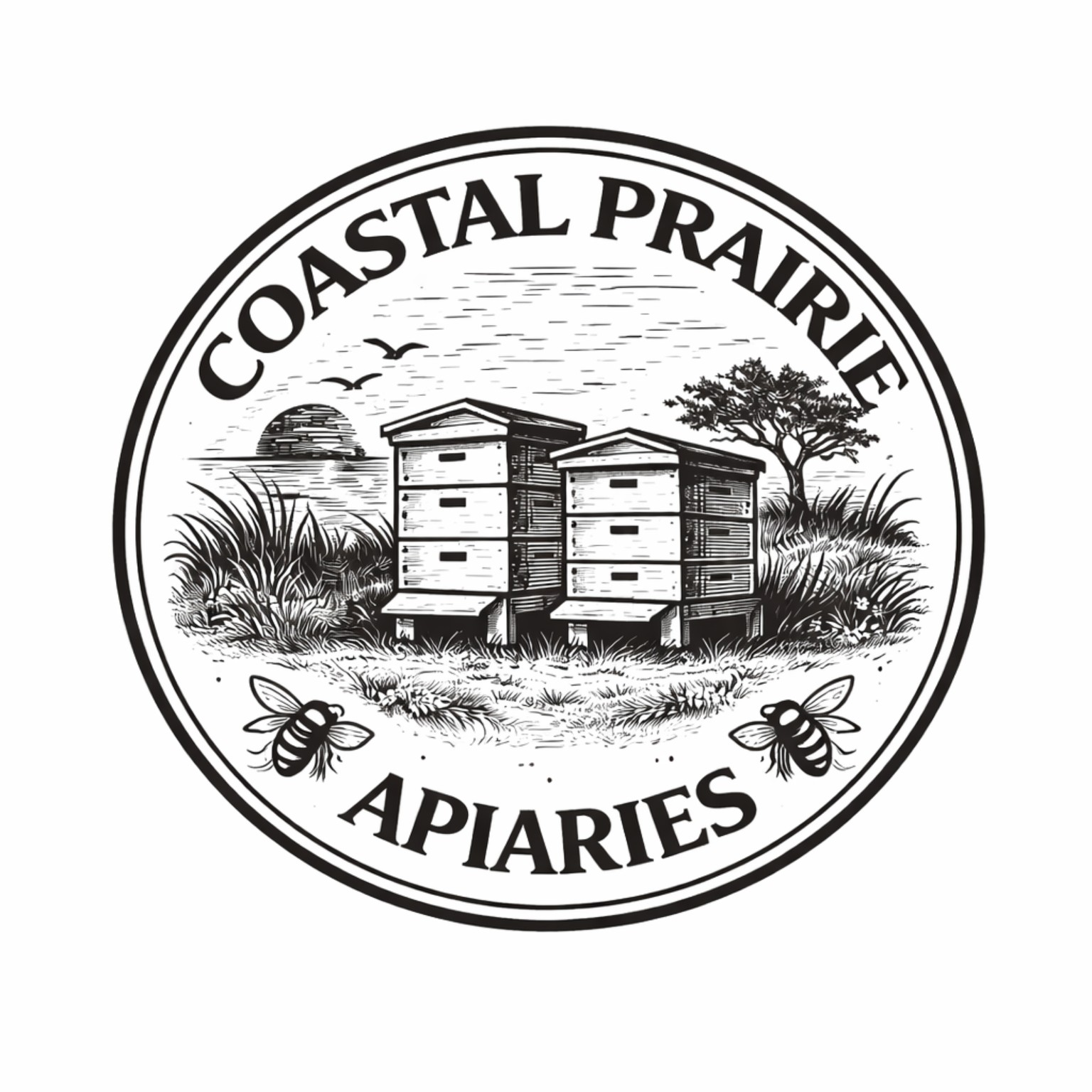 Coastal Prairie Apiaries oval logo